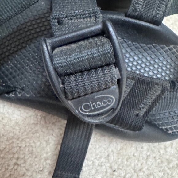 Chaco Z/Cloud Black Sport Sandals Vibram Sole Size 9 - Picture 4 of 4